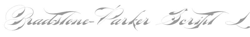Bradstone-Parker Script Limited Free Version